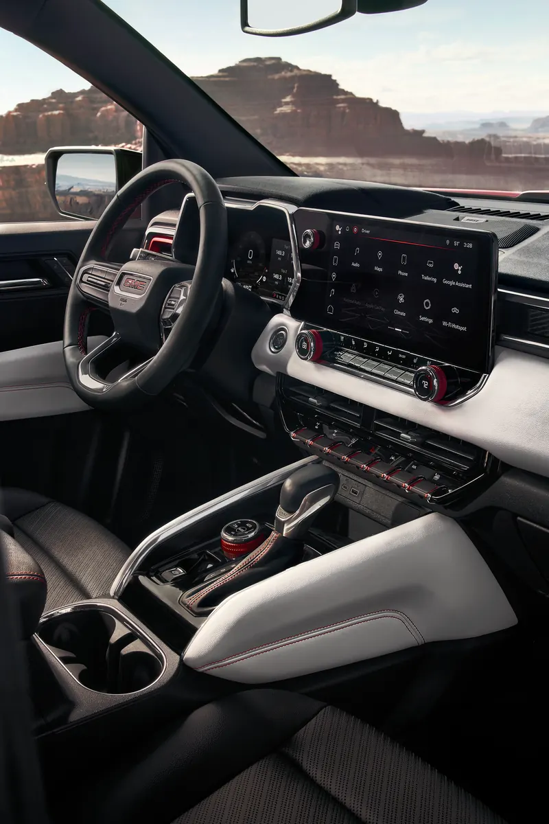 2026 GMC Canyon infotainment system at Woy Brothers Inc. in Somerset PA