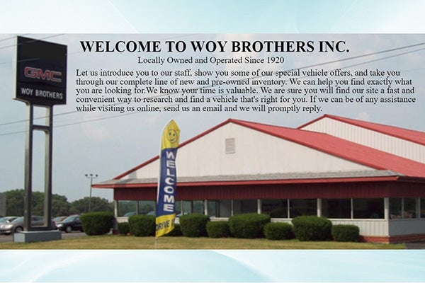 Welcome to Woy Brothers Inc., locally owned since 1920.